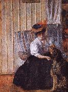 Edouard Vuillard Her dog oil